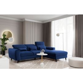 Eltap Foble Velvetmat Corner Pull-Out Sofa 196x267x100cm, Blue (CO-FOB-RT-40VE) | Living room furniture | prof.lv Viss Online