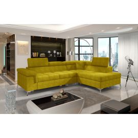 Eltap Eridano Omega Corner Pull-Out Sofa 202x275x90cm, Yellow (ERI_04) | Corner couches | prof.lv Viss Online