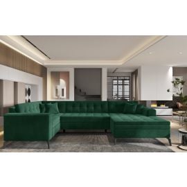 Eltap Montez Loco Corner Pull-Out Sofa 180x340x93cm, Green (CO-MON-RT-35LO) | Corner couches | prof.lv Viss Online