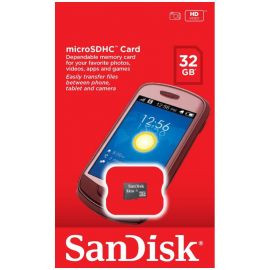 Micro SD-карта памяти SanDisk SDSDQM-032G-B35, 32 ГБ, черная | Носители данных | prof.lv Viss Online