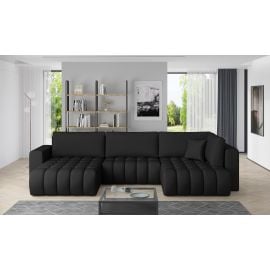 Eltap Bonito Softis Corner Pull-Out Sofa 175x350x92cm, Black (CO-BON-LT-11SOF) | Corner couches | prof.lv Viss Online