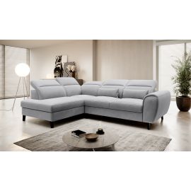 Eltap Noble Sola Corner Pull-Out Sofa 201x255x100cm, Grey (CO-NOB-LT-04SO) | Sofas | prof.lv Viss Online