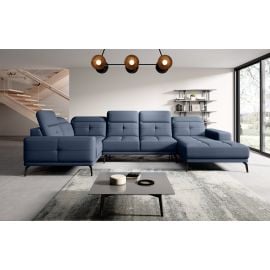 Eltap Neviro Gojo Corner Sofa 201x350x77cm, Blue (CO-NEV-LT-40GO) | Living room furniture | prof.lv Viss Online