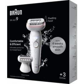 Epilators Braun SES9-030 Balts/Rozā | For beauty and health | prof.lv Viss Online