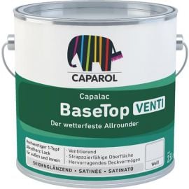 Universāla krāsa Caparol Capalac BaseTop Venti Basis Zīdaini Spīdīga Caurspīdīga | Paints, varnish, wood oils | prof.lv Viss Online