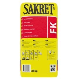 Sakret FK Клей для плитки на стабильных поверхностях C1 Белый 25кг | Sakret | prof.lv Viss Online