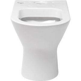 Roca Nexo Compact Floor-Standing Toilet with Universal Outlet, Without Seat, White (A342642000)