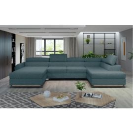 Eltap Josette Large Pull-Out U-Shaped Sofa 190x370x98cm Right Corner Blue (Jos_44) | Eltap | prof.lv Viss Online