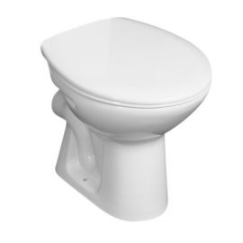 Туалет Jika Zeta для подвесного монтажа с горизонтальным (90°) выпуском без крышки, белый (H8223960000001) | Подвесные унитазы | prof.lv Viss Online