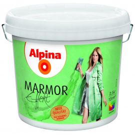 Шпаклевка Alpina Marmor Effekt, полуглянцевая, для создания зеркального эффекта мрамора, 2,5 л (861895) | Alpina | prof.lv Viss Online