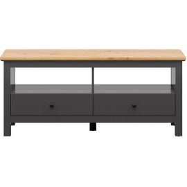 Black Red White Hesen TV stand, 47x137x59cm Black/Oak (S515-RTV2S/6/14-GF/DASN) | Tv tables | prof.lv Viss Online
