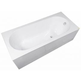 Spn Liana 80x170cm Bath Mat Circular, White (BT-519-L) | Stone mass baths | prof.lv Viss Online
