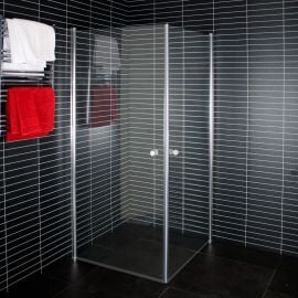 Duschy Basic 90cm 5241-90 Shower Door (1 side) Chrome (5241-90) | Shower doors and walls | prof.lv Viss Online