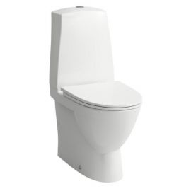Laufen Pro Nordic Rimless Wall-Hung Toilet Bowl with Horizontal (90°) Outlet Without Seat, White (H8289684007371) | Toilet bowls | prof.lv Viss Online