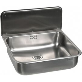 Franke Osma Pie Wall-Mounted Kitchen Sink, Stainless Steel (203.0483.108) | Kitchen sinks | prof.lv Viss Online