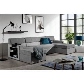 Eltap Markos Gusto/Gusto Corner Pull-Out Sofa 57x314x86cm, Grey (M136) | Corner couches | prof.lv Viss Online