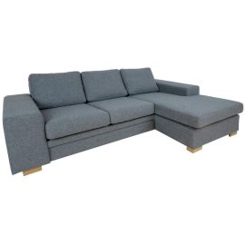 Stūra Dīvāns Home4You Dagmar 146x237x86cm, Pelēks (15653) | Mīkstās mēbeles | prof.lv Viss Online