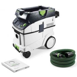 Festool CTL 36 E Construction Dust Extractor, Black/White/Green (574965) | Washing and cleaning equipment | prof.lv Viss Online