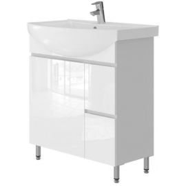 Vento Monika 75 Sink Cabinet without Sink White (489060) | Bathroom furniture | prof.lv Viss Online