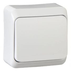 Schneider Electric Prima Single-Pole Switch, IP20, White (WDE001010) | Electrical outlets & switches | prof.lv Viss Online