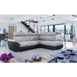 Stūra Dīvāns Izvelkams Eltap Loreto Berlin/Soft 60x260x102cm, Pelēks (Lor_14) | Izvelkamie dīvāni | prof.lv Viss Online