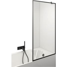 Стеклянная стена Noris Cor Deep 1 120NOR_CB_D для ванны прямоугольной формы 120x150 см Прозрачный черный (120NOR_CB_D) | Stikla Serviss | prof.lv Viss Online