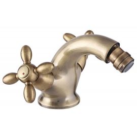 Faucet Cross V-7, Bidet Water Mixer, Bronze (170472) | Rubineta | prof.lv Viss Online