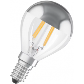 Ledvance Parathom CL P FIL Mirror Silver LED Candle 4W/827 E14 | Bulbs | prof.lv Viss Online