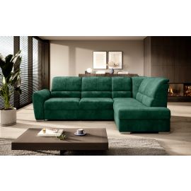 Eltap Siber Cloud Corner Pull-Out Sofa 186x270x93cm, Green (CO-SIB-RT-35NU) | Corner couches | prof.lv Viss Online