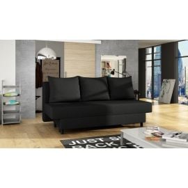 Eltap Amaza Folding Sofa 82x190x93cm Black (Az02) | Beds | prof.lv Viss Online