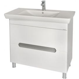 Aqua Rodos Boston 85 Bathroom Sink with Cabinet White (195704) | Sinks with Cabinet | prof.lv Viss Online
