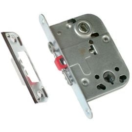 Valnes Door Lock with Escutcheon, Silver (VAL2014*0045ZN) | Door locks | prof.lv Viss Online