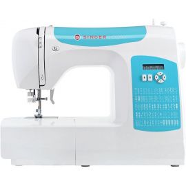 Швейная машина Singer C5205-TQ бело-голубая | Швейные машинки | prof.lv Viss Online