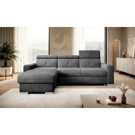 Eltap Fresia Loco Corner Pull-Out Sofa 176x247x104cm, Grey (CO-FR-LT-06LO) | Sofas | prof.lv Viss Online