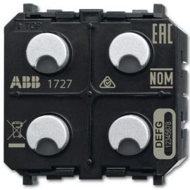 Беспроводной датчик/стенной выключатель 2/2-в Black (2CKA006200A0110) | Умное освещение и электроприборы | prof.lv Viss Online