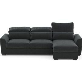 Home4You Tito L Pull-Out Sofa 94/141.5x235x96cm Grey (63963) | Corner couches | prof.lv Viss Online