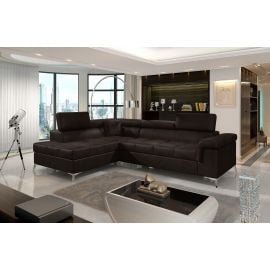 Eltap Eridano Monolith Corner Pull-Out Sofa 202x275x90cm, Brown (ERI_35) | Corner couches | prof.lv Viss Online