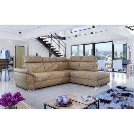 Eltap Loreto Berlin Corner Pull-Out Sofa 60x260x102cm, Beige (Lor_02) | Living room furniture | prof.lv Viss Online