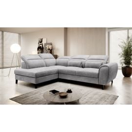 Eltap Noble Cloud Corner Pull-Out Sofa 201x255x100cm, Grey (CO-NOB-LT-03NU) | Sofas | prof.lv Viss Online