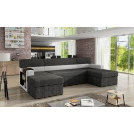 Eltap Markos Berlin/Soft Corner Pull-Out Sofa 57x314x86cm, Grey (M08) | Corner couches | prof.lv Viss Online