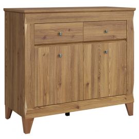 Black Red White Bergen Chest of Drawers, 47x110x98cm, Oak | Living room furniture | prof.lv Viss Online