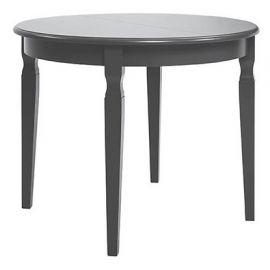 Черно-красно-белый раскладной столик Lucan 1 95x95 см | Кухонные столы | prof.lv Viss Online
