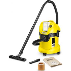 Karcher Cordless Wet and Dry Vacuum Cleaner WD 3 Battery Yellow (1.629-910.0) | Karcher | prof.lv Viss Online