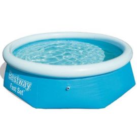 Надувной бассейн Bestway Fast Set 2300л 244x66см синий (6942138949926) | Отдых для детей | prof.lv Viss Online