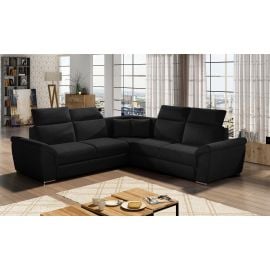 Eltap Federico Kronos Corner Pull-Out Sofa 268x268x102cm, Black (Fed_67) | Living room furniture | prof.lv Viss Online