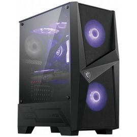 MSI MAG Forge 100M Computer Case Mid Tower (ATX), Black (MAG FORGE 100M) | Msi | prof.lv Viss Online