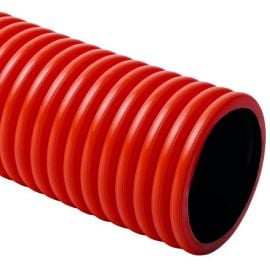 Gofrēta Caurule Kopos 110mm Bez Stieples, Sarkana(KF 09110_BA) | Instalācijas caurules un stiprinājumi | prof.lv Viss Online