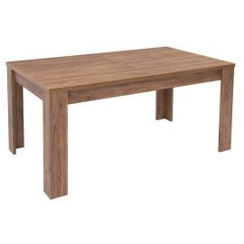 Черно-красно-белый стол Gent раскладной 160x90 см, коричневый | Кухонные столы | prof.lv Viss Online