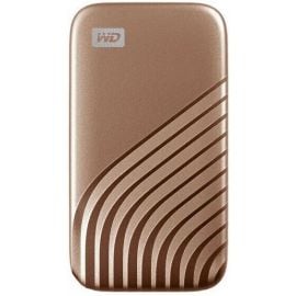 Внешний SSD-накопитель Western Digital My Passport, 500 ГБ, золотистый (WDBAGF5000AGD-WESN) | внешние жесткие диски | prof.lv Viss Online