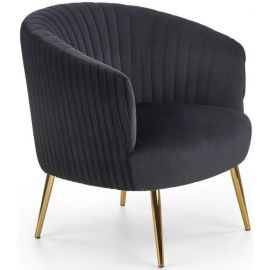Halmar Crown Relaxing Chair Black | Lounge chairs | prof.lv Viss Online